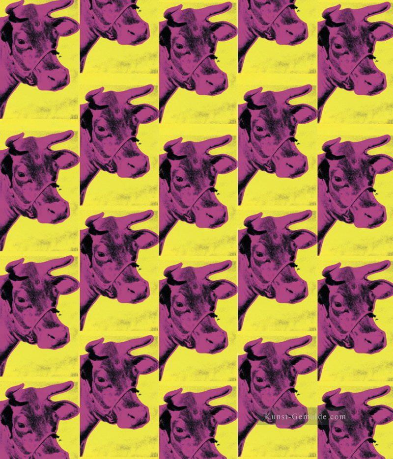 Kühe gelb Andy Warhol Ölgemälde